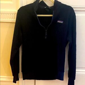 Patagonia Men's Zip-Up Black Sweater / Jacket